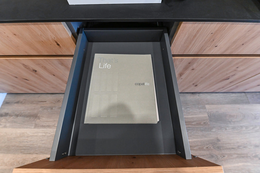 copatlife Modern Textured Wood Look Dry Bar