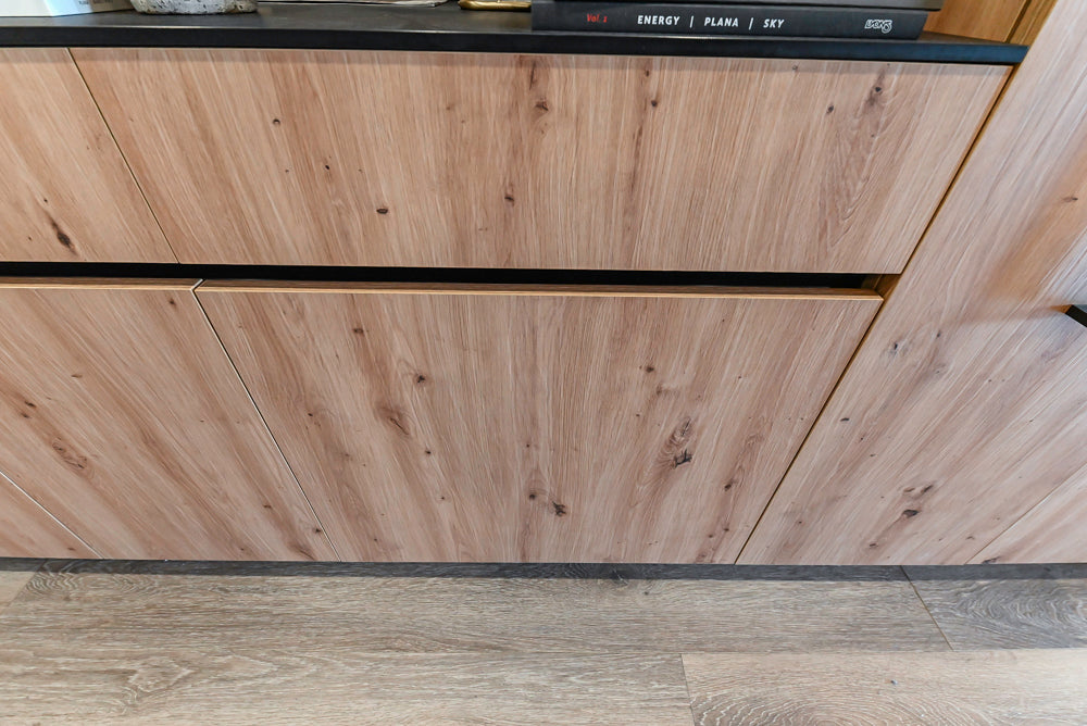 copatlife Modern Textured Wood Look Dry Bar