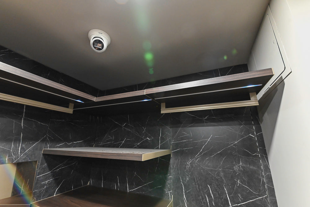 Muretti Modern Aluminum Framed Built-In Wardrobe Closet System