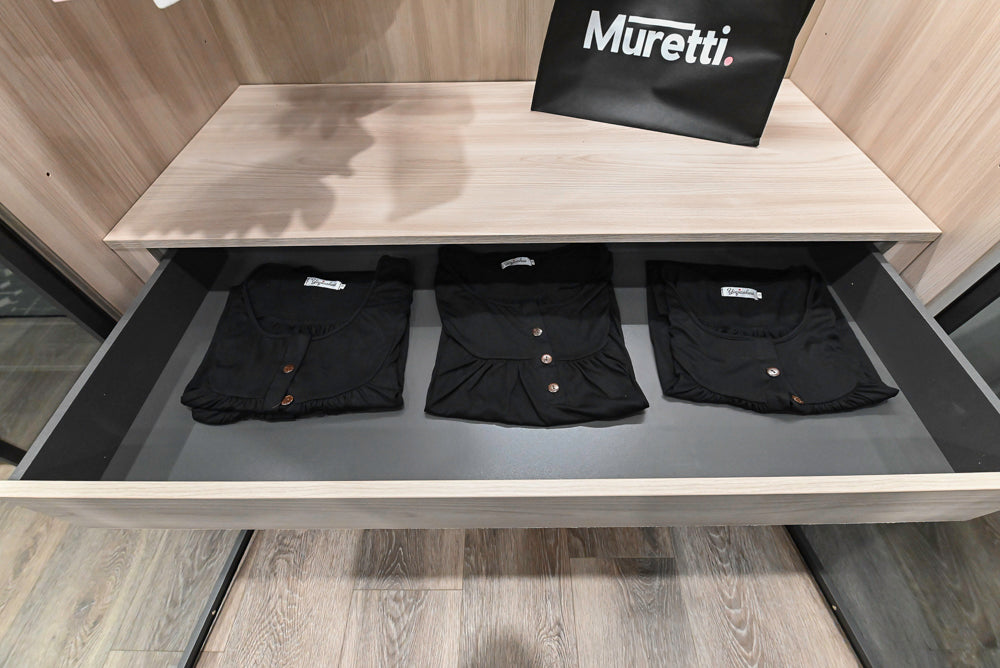 Muretti Modern Aluminum Framed Built-In Wardrobe Closet System