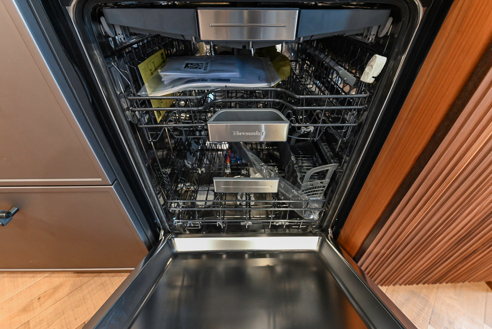Key Cucine Modern Wood Veneered Kitchen with Neolith Island, Countertops and Appliances
