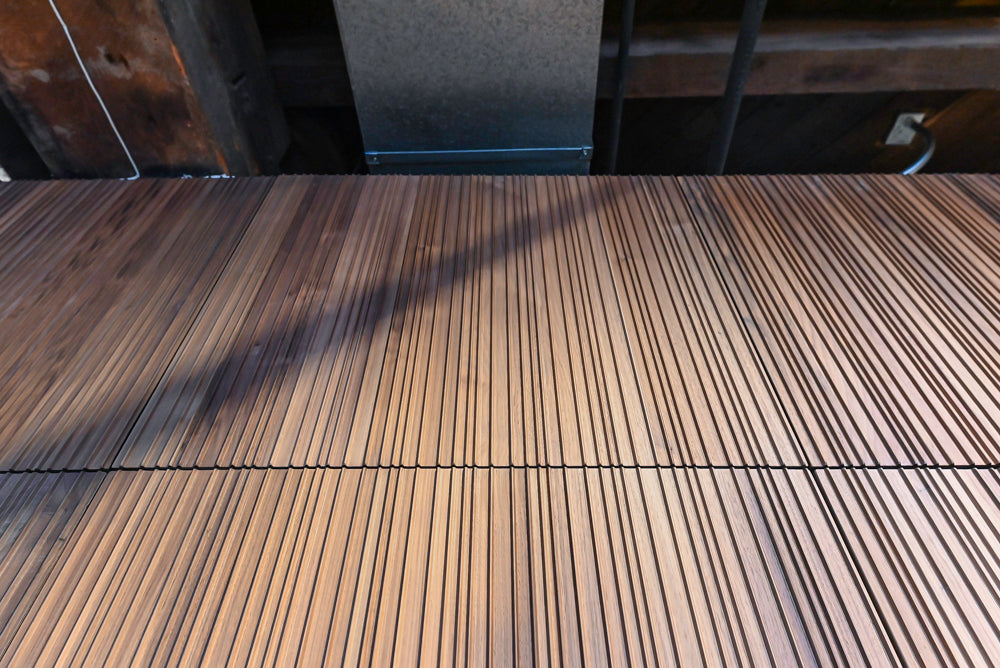 Key Cucine Modern Wood Veneered Kitchen with Neolith Island, Countertops and Appliances