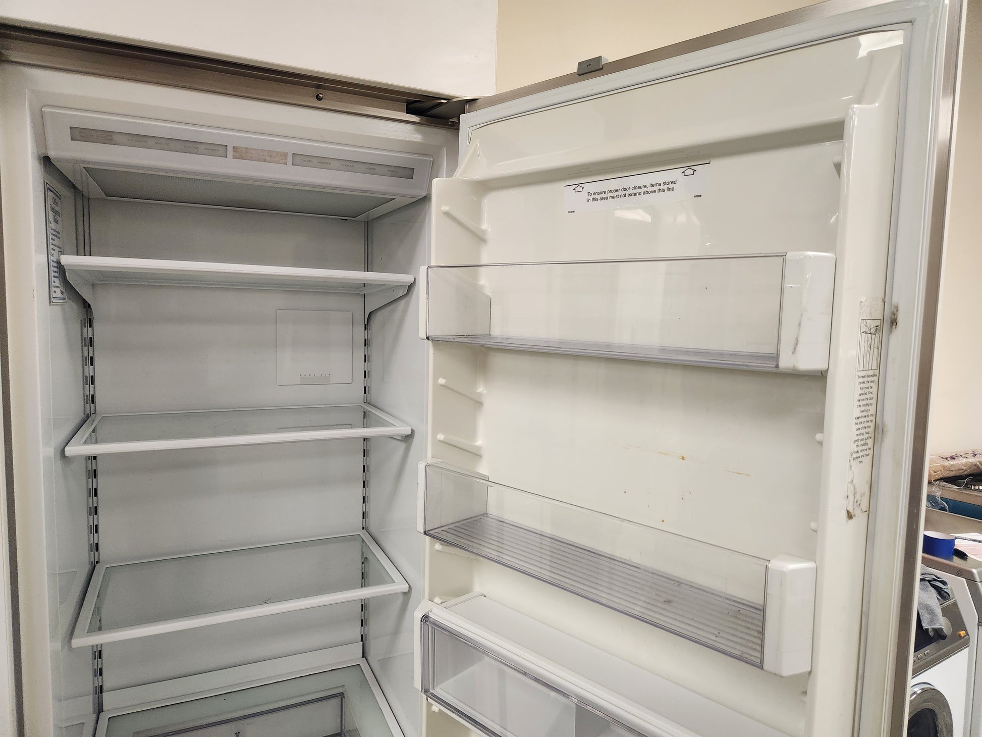 Sub-Zero BI-48SD/0 48" Paneled Side by Side Refrigerator, 2013