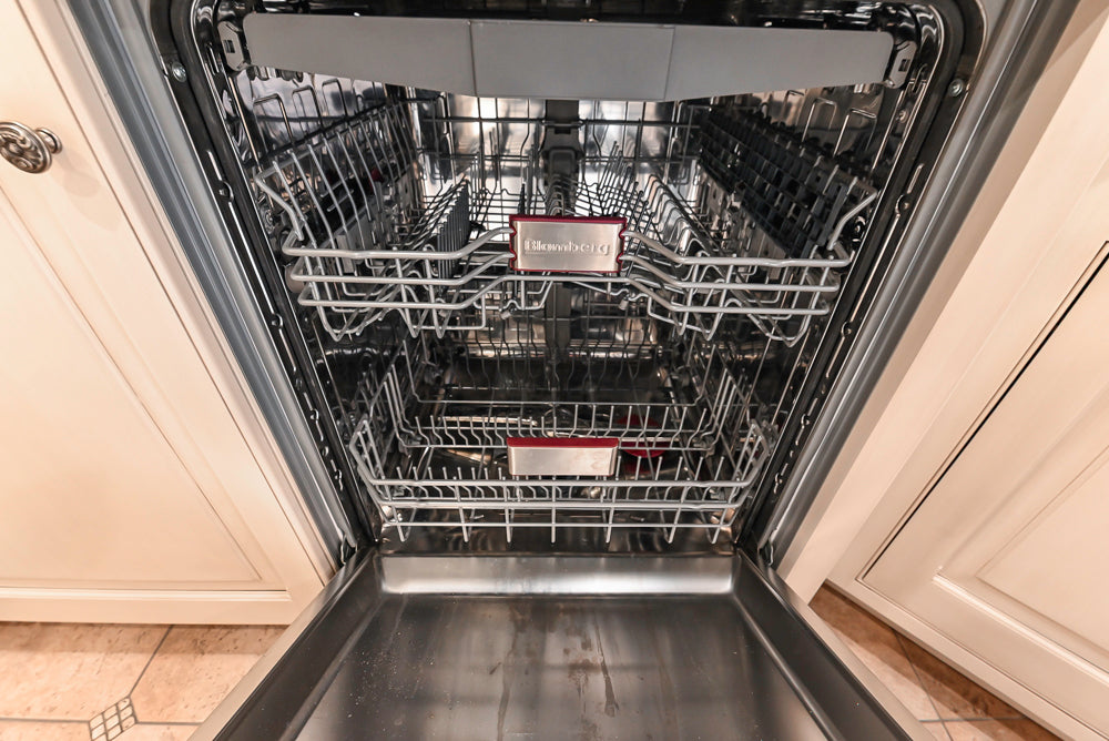 Signature Custom Traditional White Kitchen with Granite Countertops and Appliances