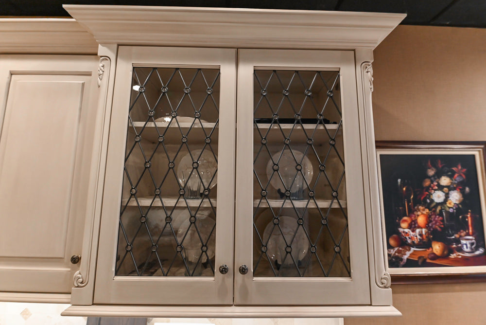 Signature Custom Traditional White Kitchen with Granite Countertops and Appliances