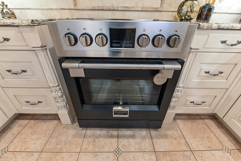 Signature Custom Traditional White Kitchen with Granite Countertops and Appliances