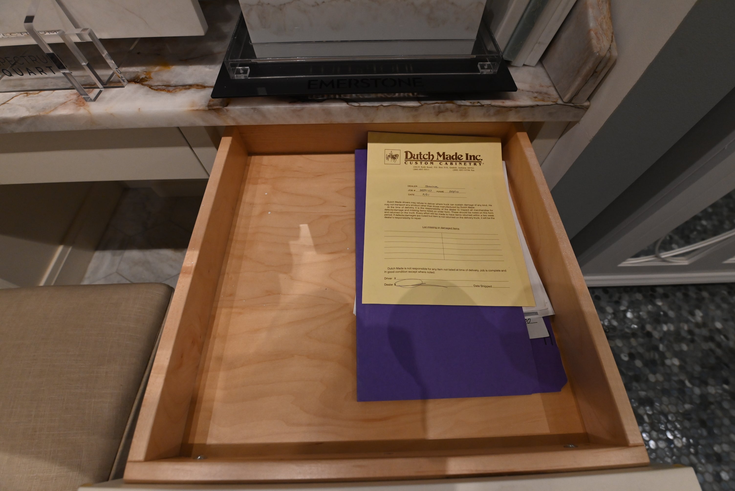 Dutch Made Traditional 78" Cream Wooden Cabinet Makeup Vanity Station