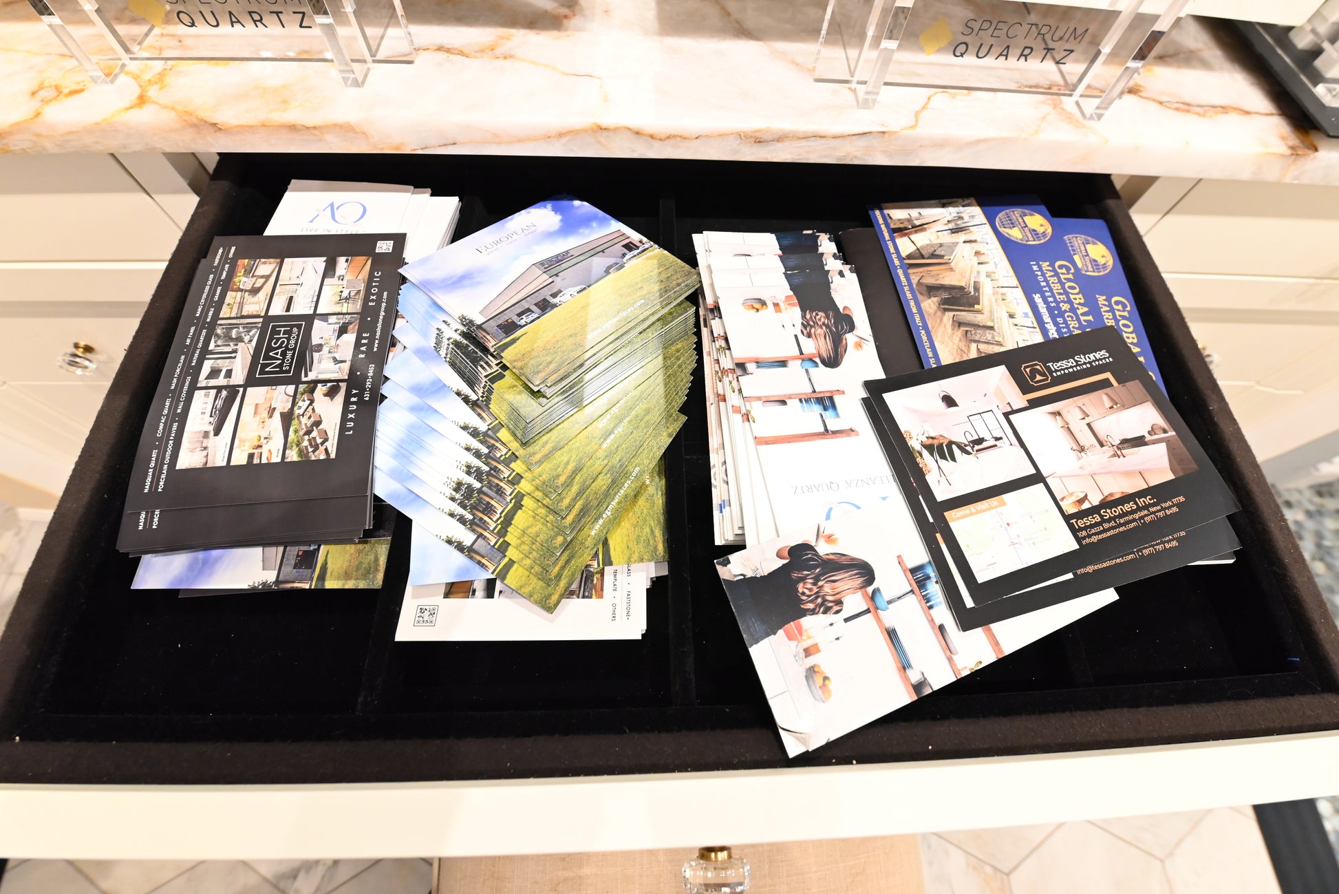 Dutch Made Traditional 78" Cream Wooden Cabinet Makeup Vanity Station