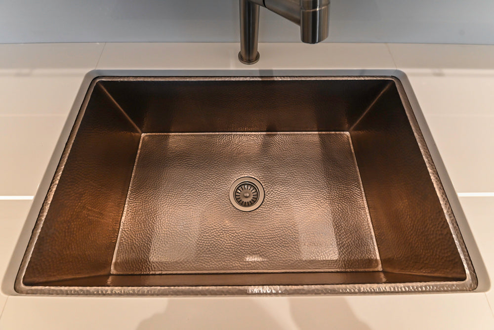 St. Charles Modern Eucalyptus and White Satin Sheen Kitchenette with La Cornue Flamberge Rotisserie