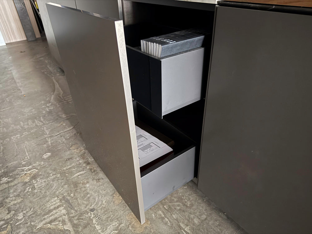 Binova Modern Kitchen System with Island & Pitt Cooktop