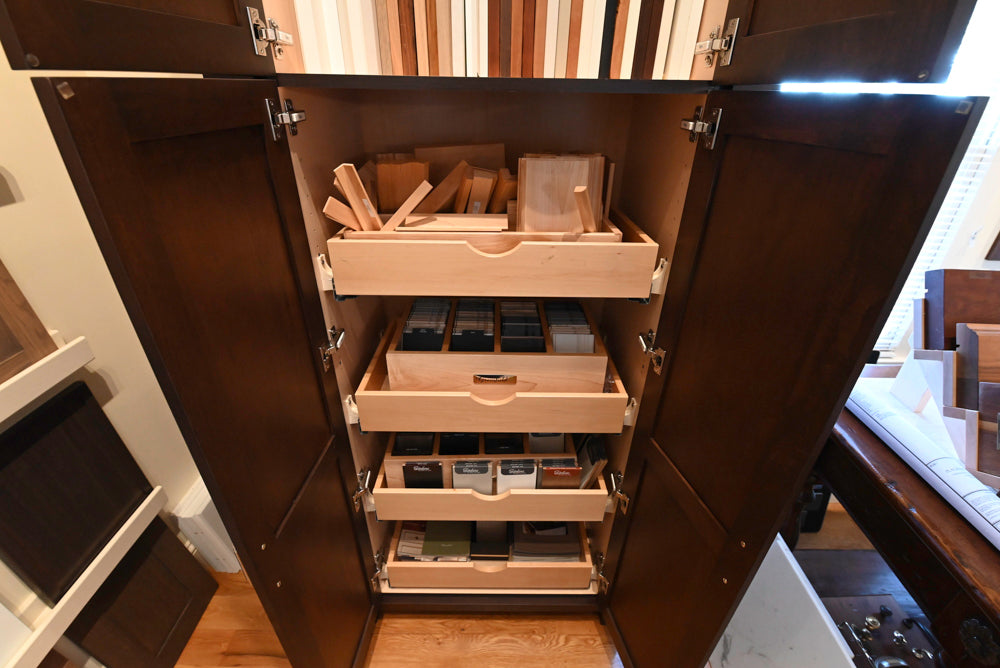 Siteline Traditional Wooden Tall Storage Cabinet