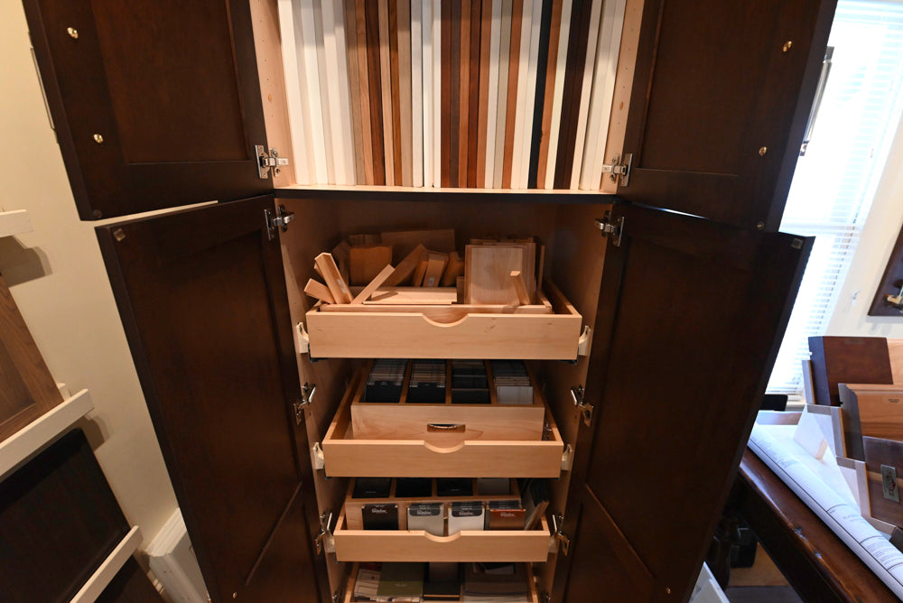 Siteline Traditional Wooden Tall Storage Cabinet