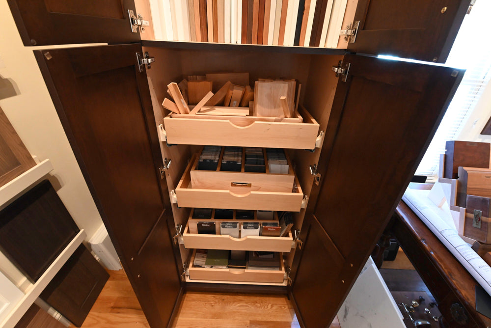 Siteline Traditional Wooden Tall Storage Cabinet
