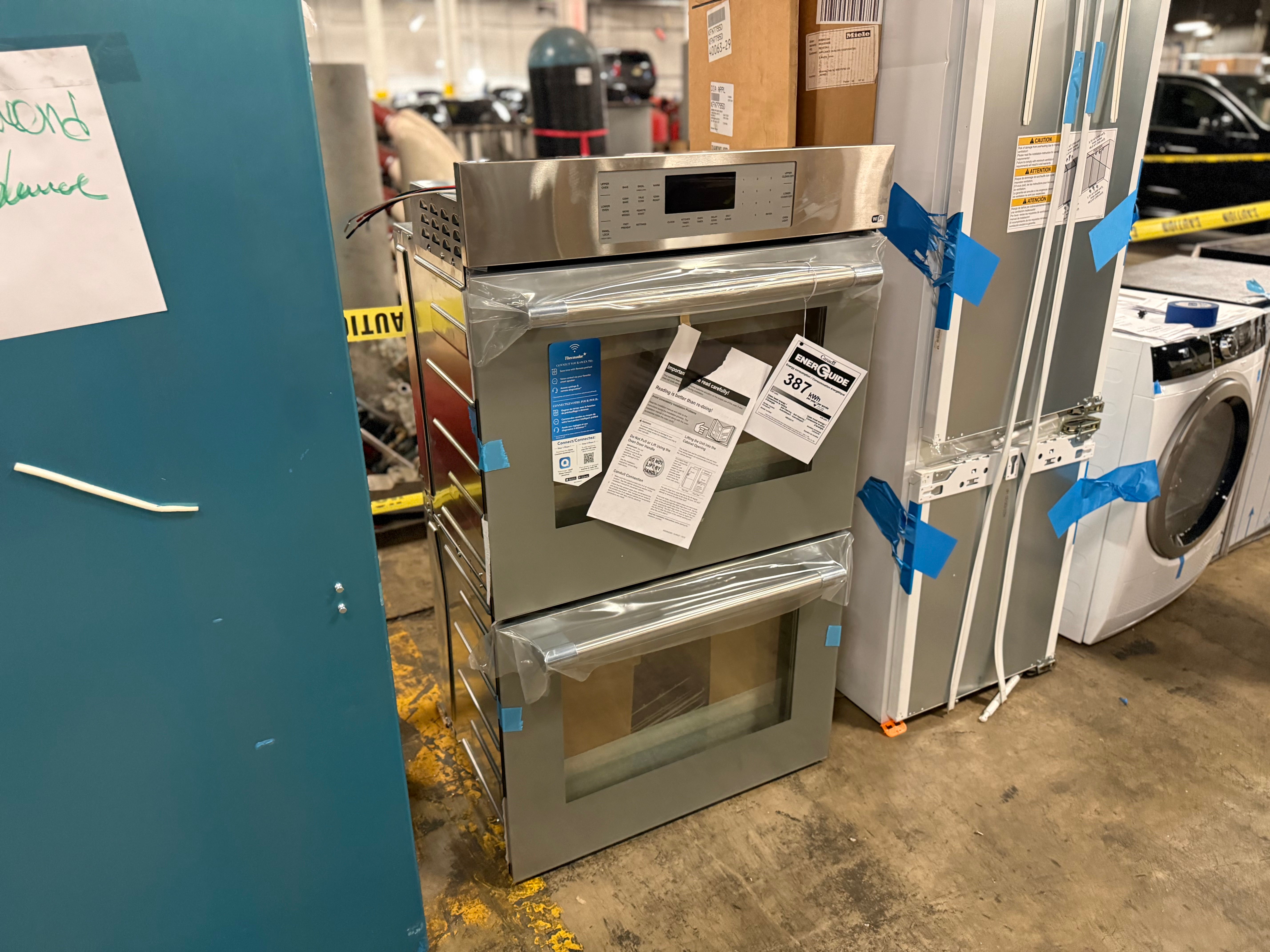 Thermador Masterpiece 30 inch built-in double wall oven in stainless steel