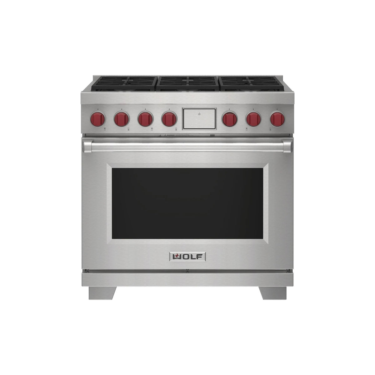Wolf Certified DF36650/S/P 36" Stainless Steel Dual Fuel Smart Range