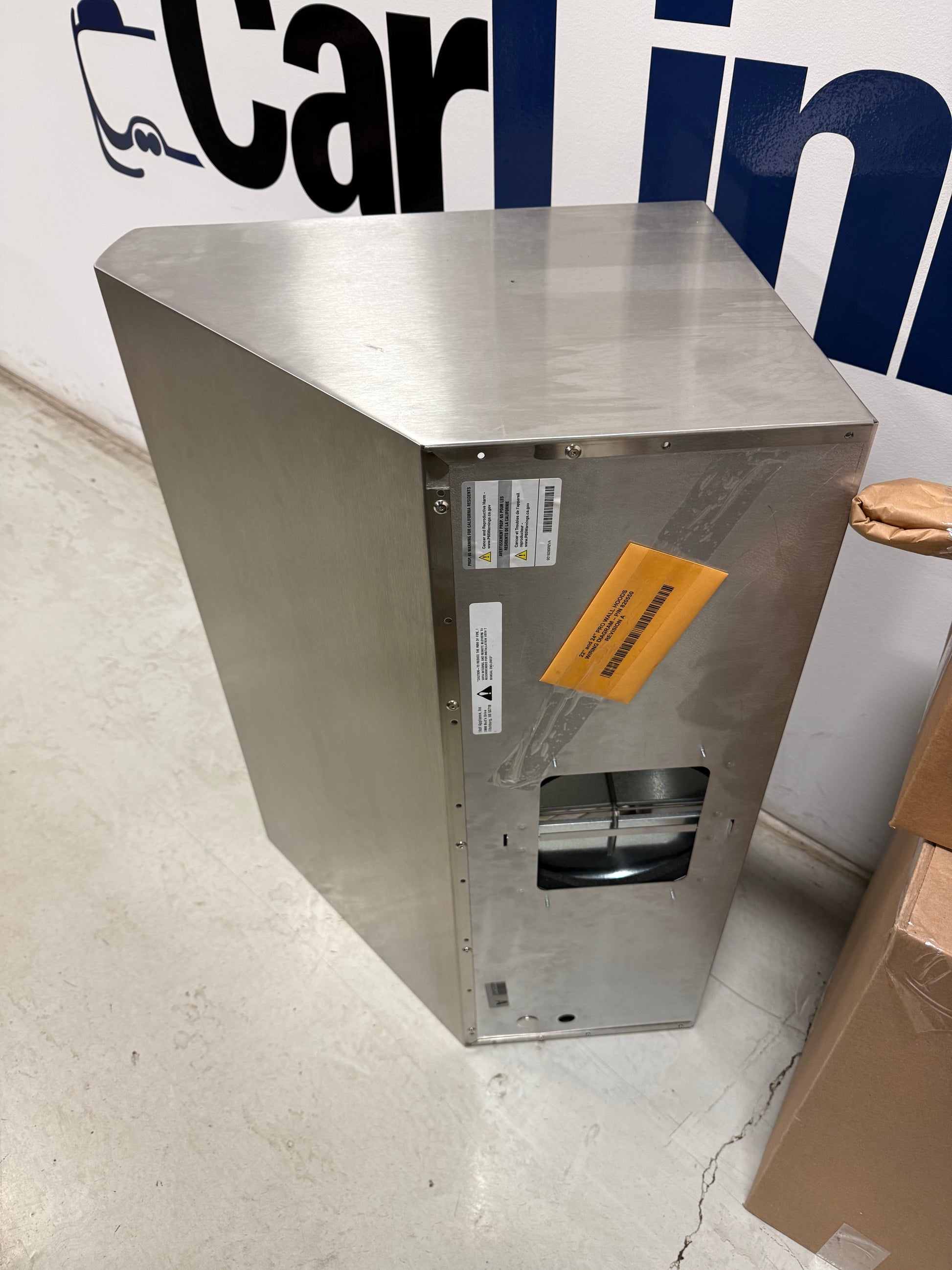 Wolf PW362418 36 inch pro wall range hood 24 depth stainless steel
