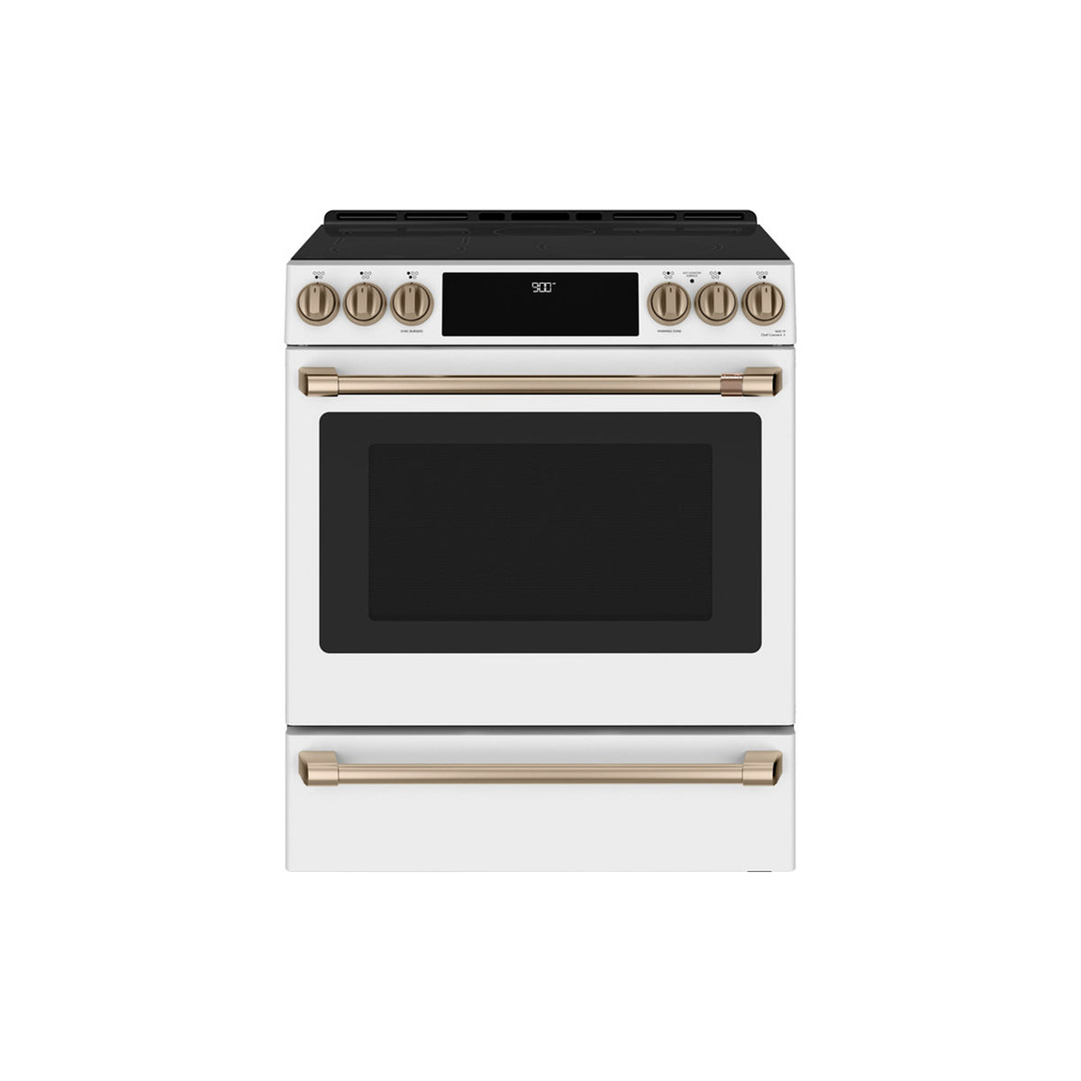 Café CHS900P4MW2 30" Matte White Slide-In Induction Smart Range