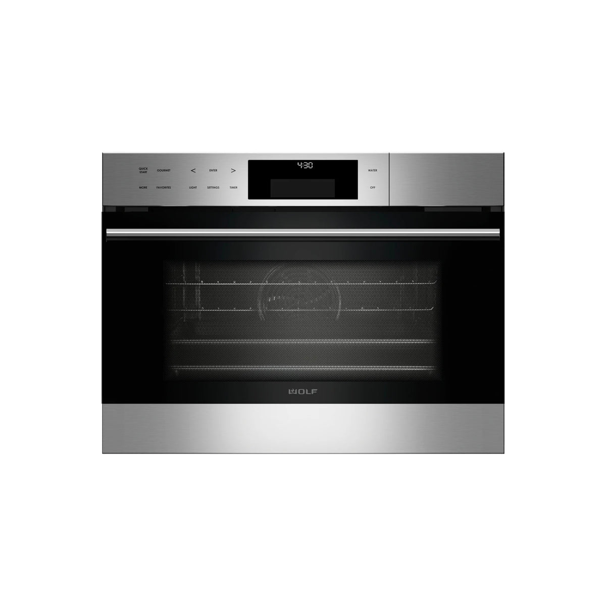 Wolf CSO24TE/S/TH 24 inch E series transitional convection steam oven stainless steel
