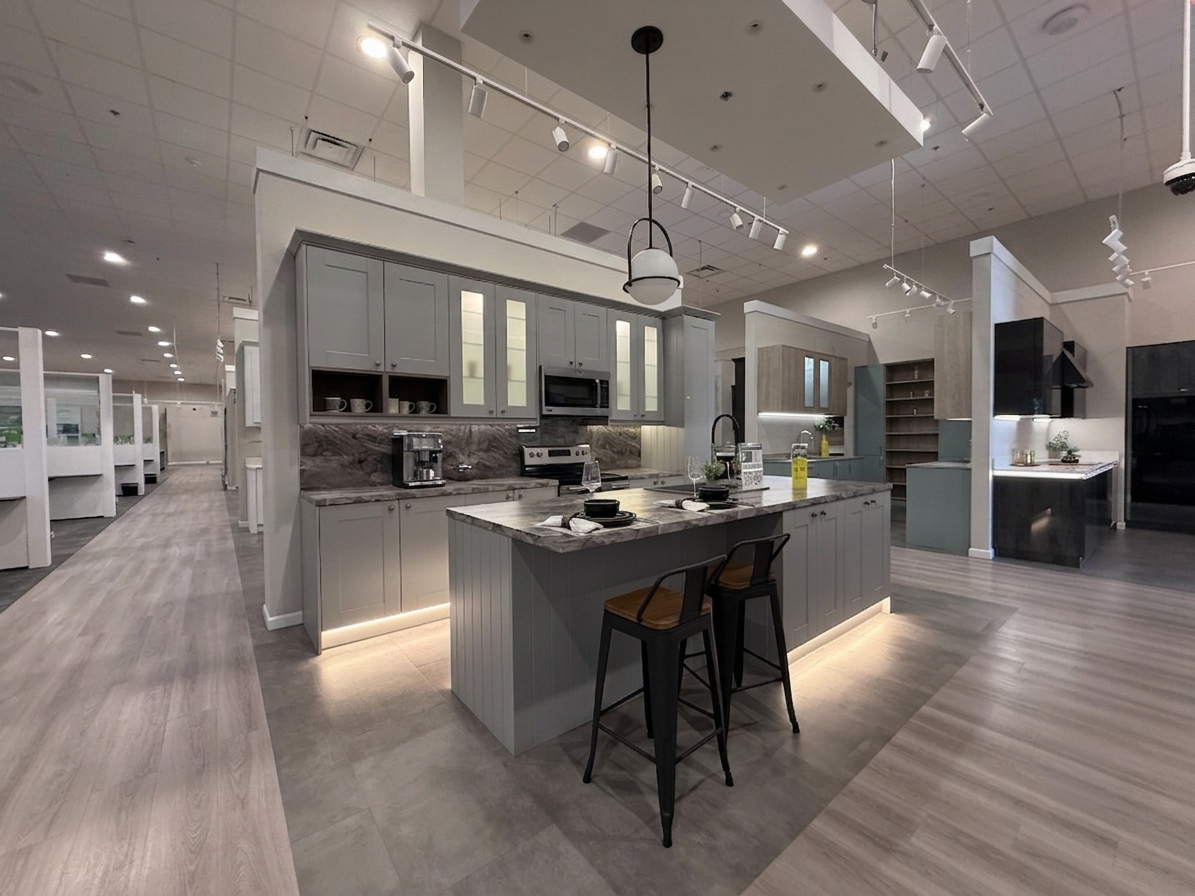 Wren Shaker Classic Ash Gray Matte Kitchen
