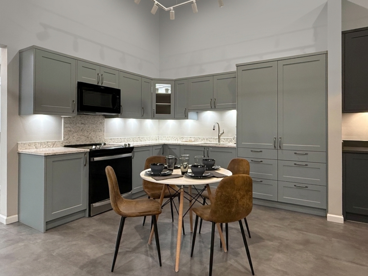 Wren Shaker Chelsea Juratek Cloud Blue Matte Kitchen