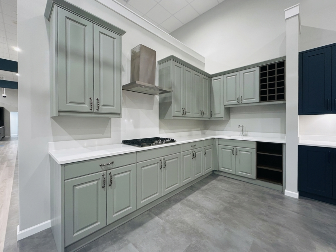 Wren Georgian Juratek Ash Gray Matte Kitchen Corner