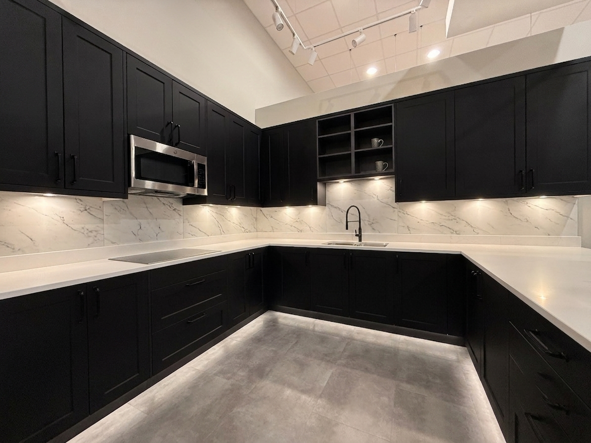 Wren Shaker Chelsea Juratek Nero Matte Kitchen