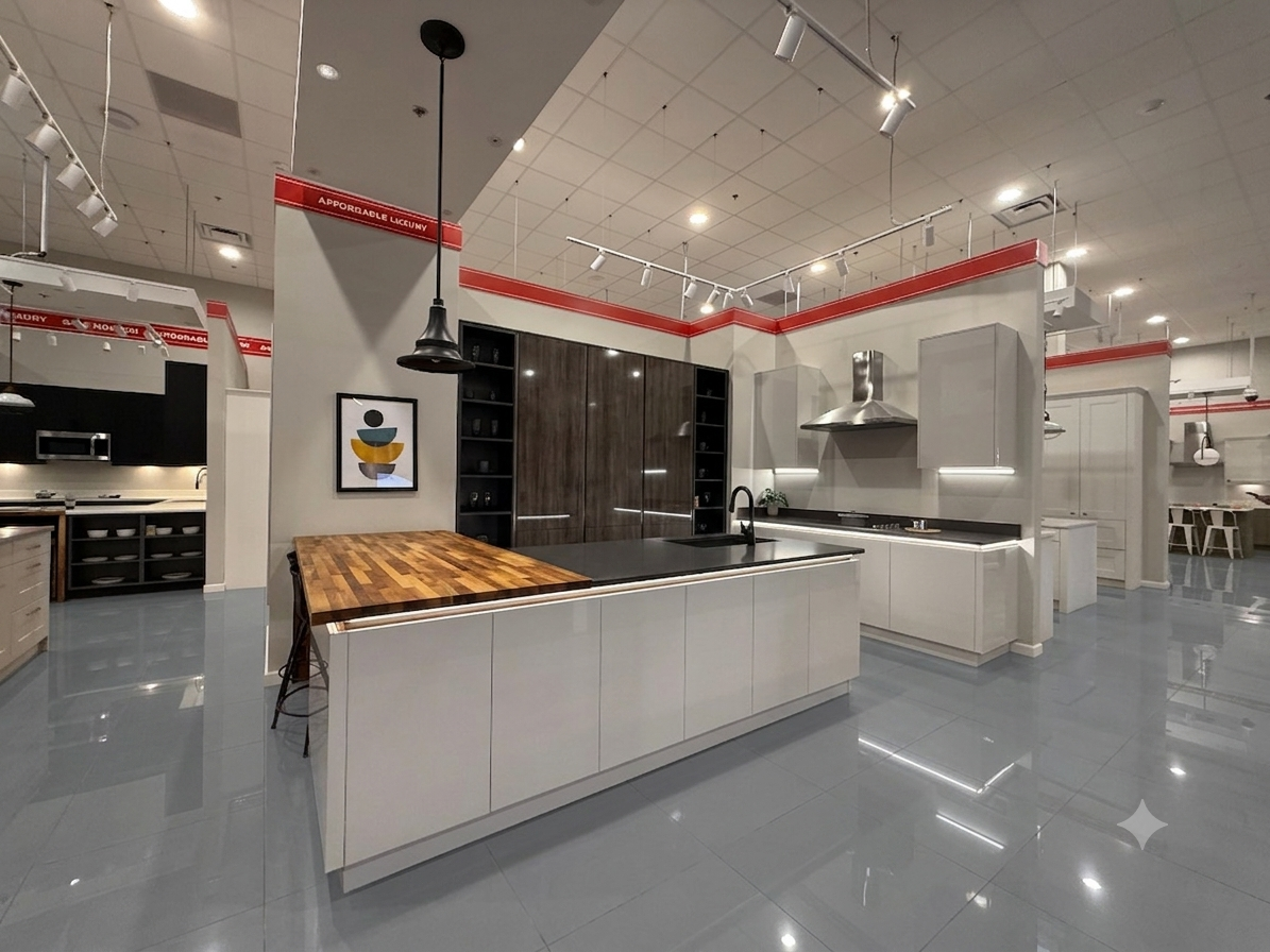Wren Milano Elements Metallic Night Gloss & Ultra Cloud Gloss Kitchen