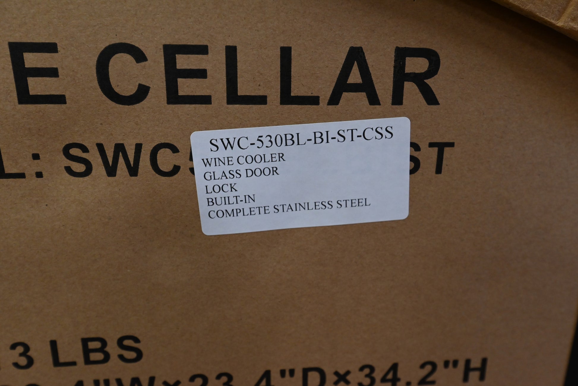 Summit SWC530BLBISTCSS 24" Stainless Steel Dual Zone Wine Cooler