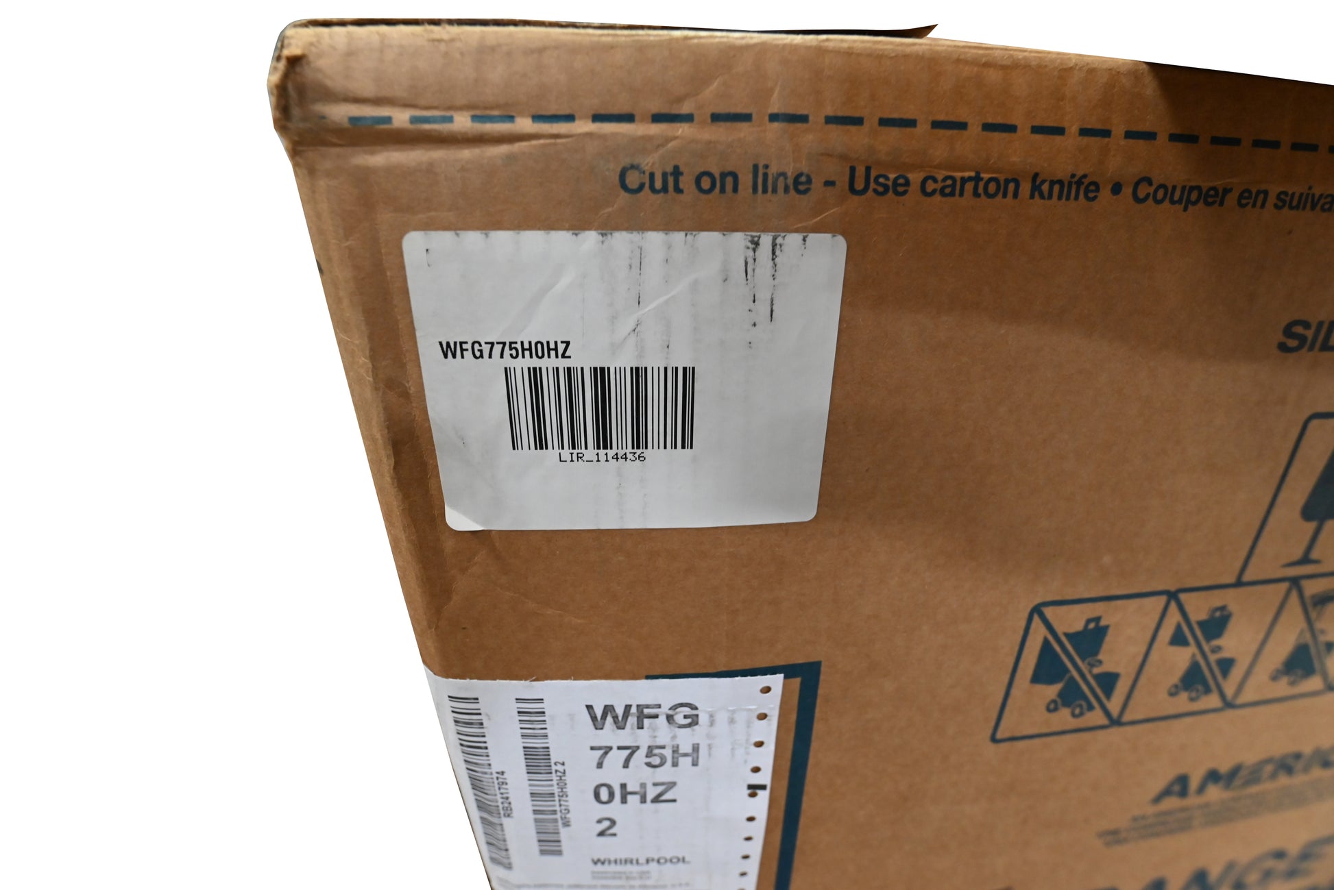 Whirlpool WFG775HOHZ 30" Stainless Steel Gas Range