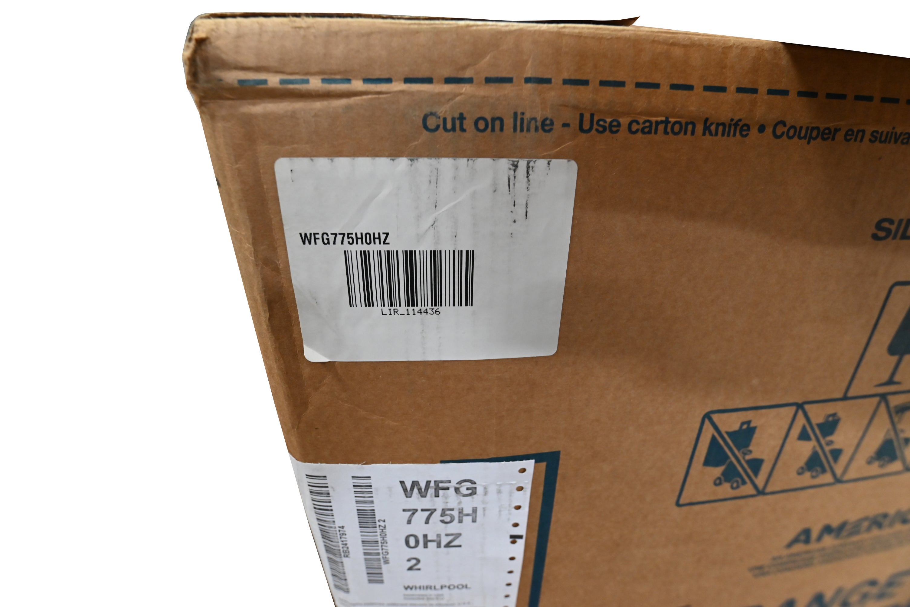 Whirlpool WFG775HOHZ 30" Stainless Steel Gas Range