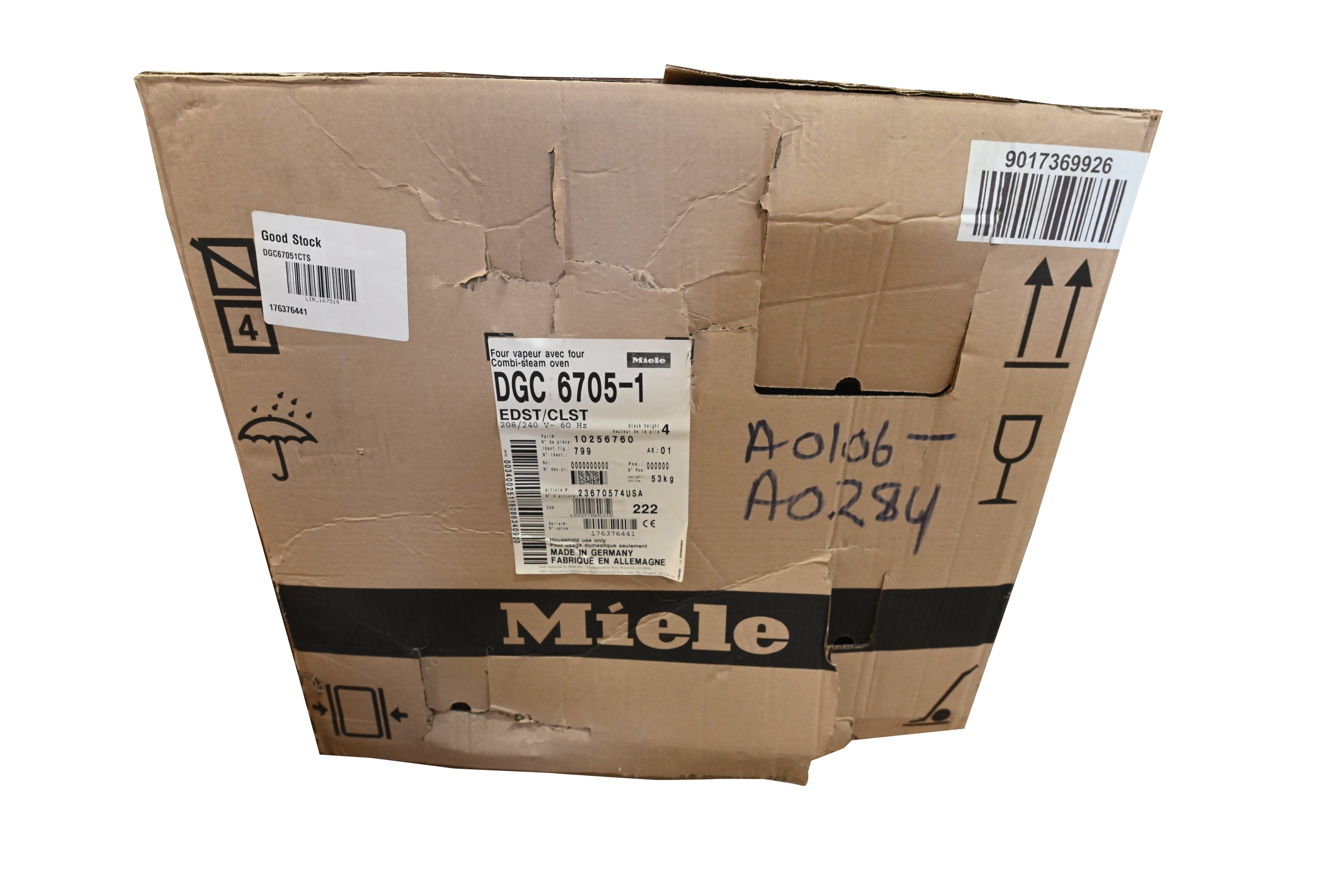 Miele DGC67051CTS 24" Stainless Steel Electric Steam Oven