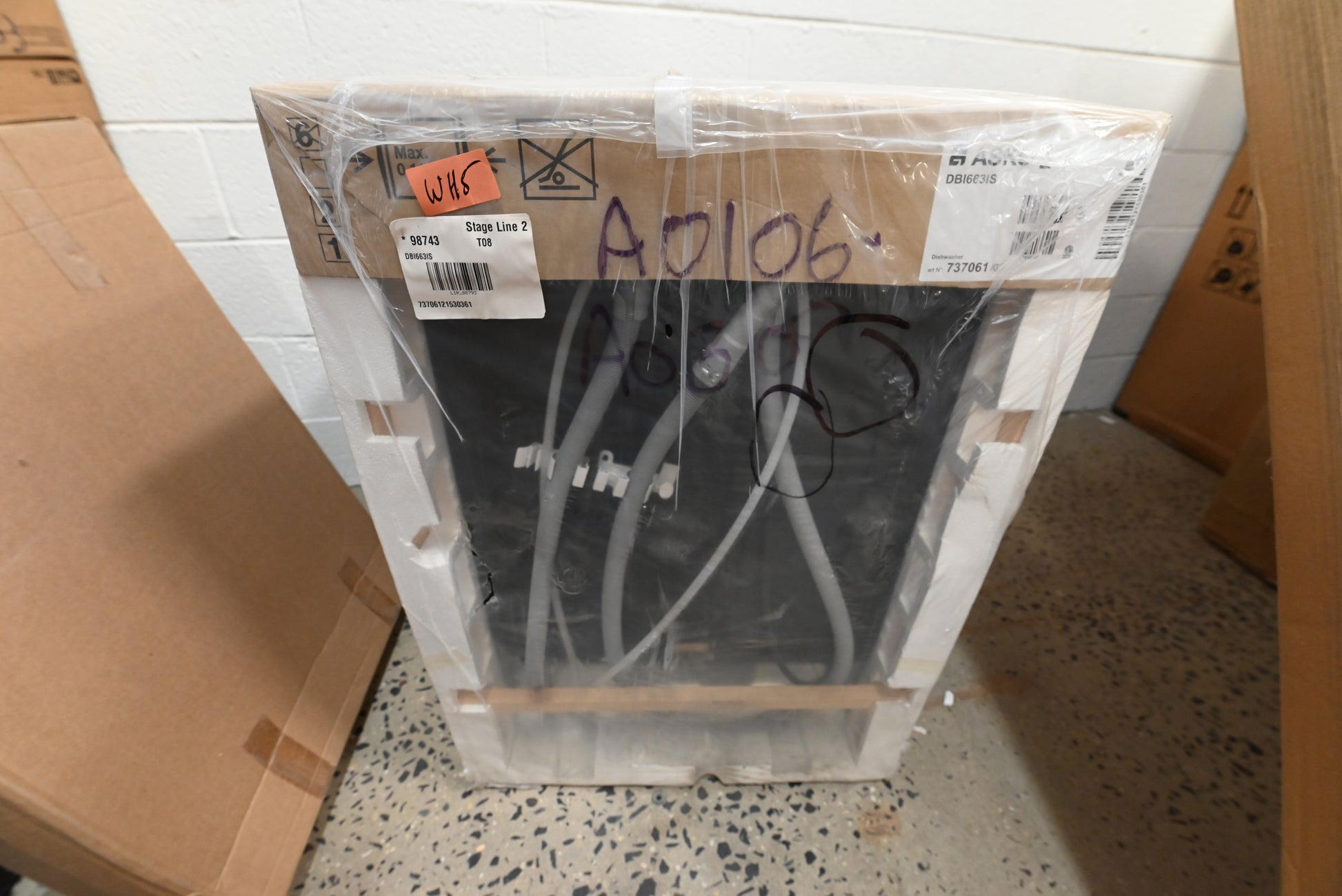 Asko DBI663IS 24" Stainless Steel Dishwasher