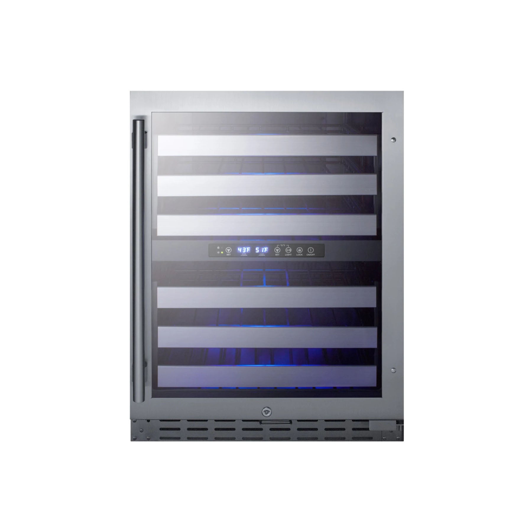 Summit ALWC532CSS 24" Stainless Steel Undercounter Wine Cooler