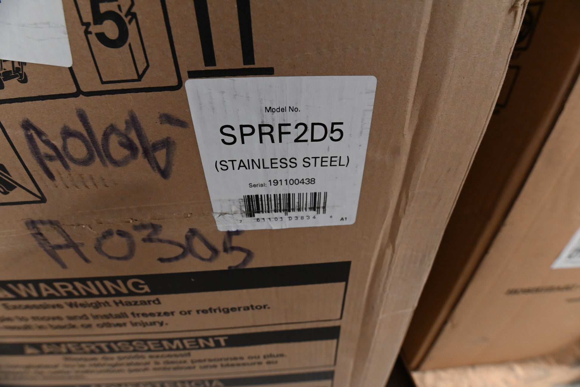 Summit SPRF2D5 24" Stainless Steel Undercounter Refrigerator/Freezer Drawers