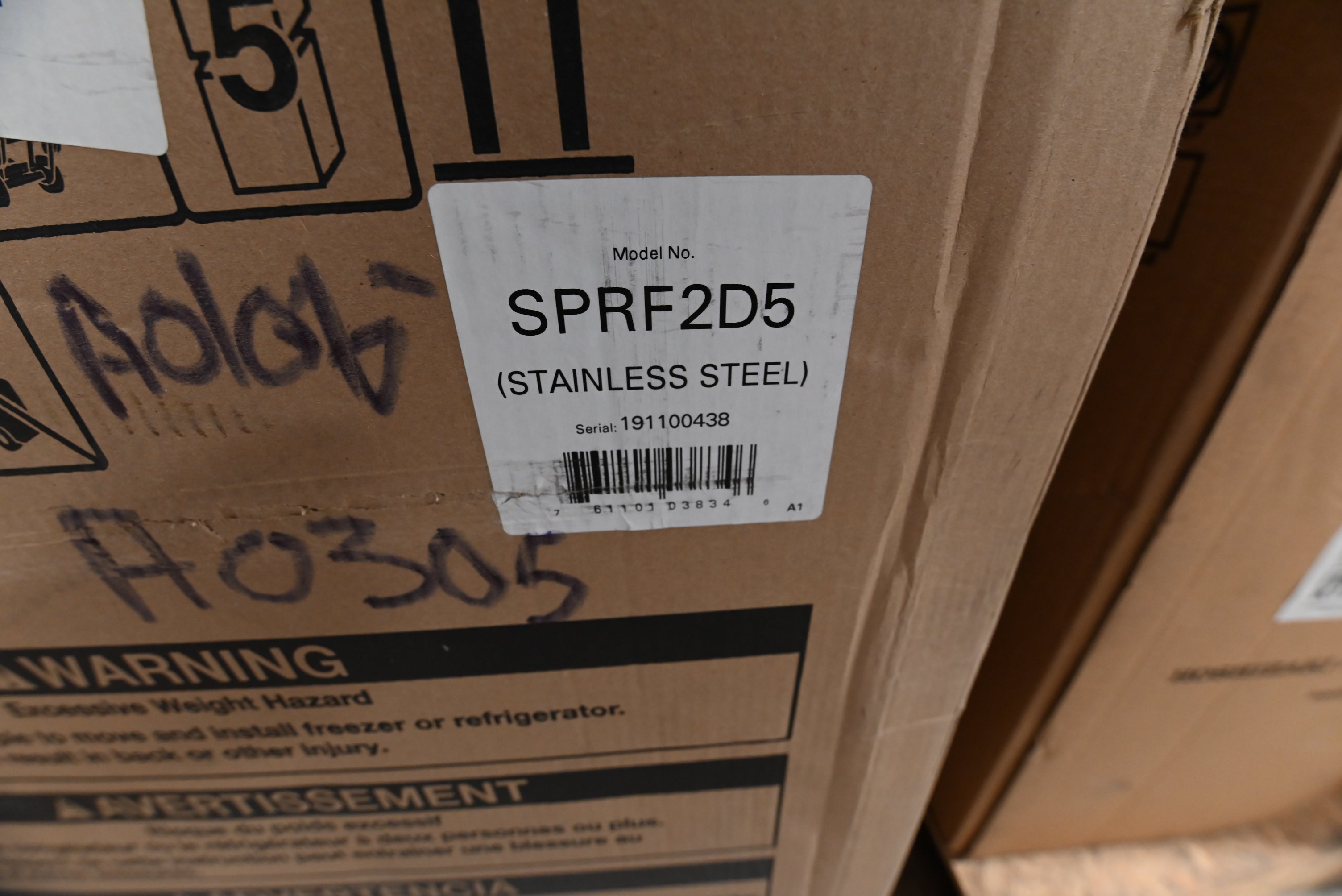 Summit SPRF2D5 24" Stainless Steel Undercounter Refrigerator/Freezer Drawers