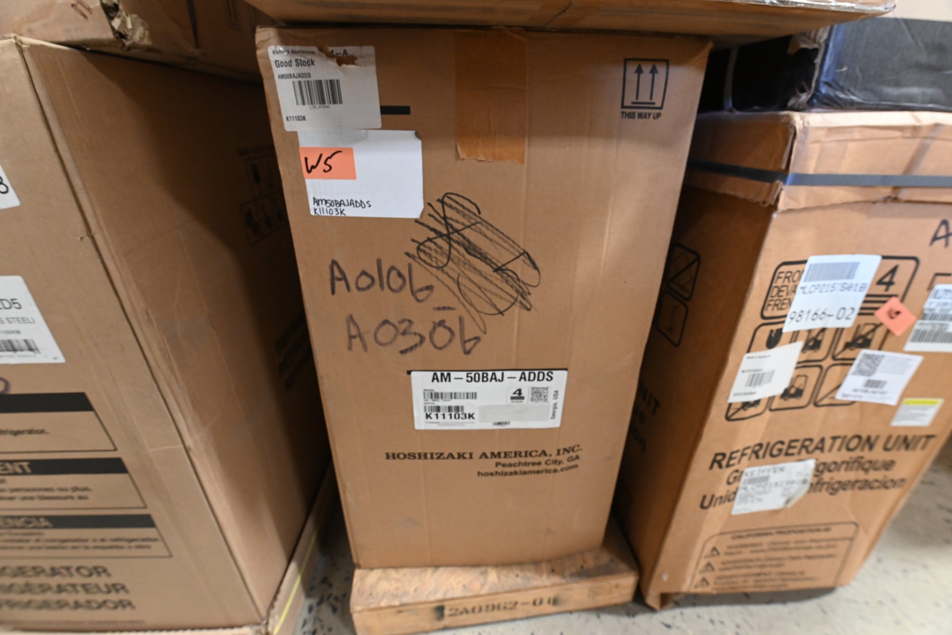 Hoshizaki AM-50BAJ-ADDS 15" Panel Ready Under Counter Ice Maker