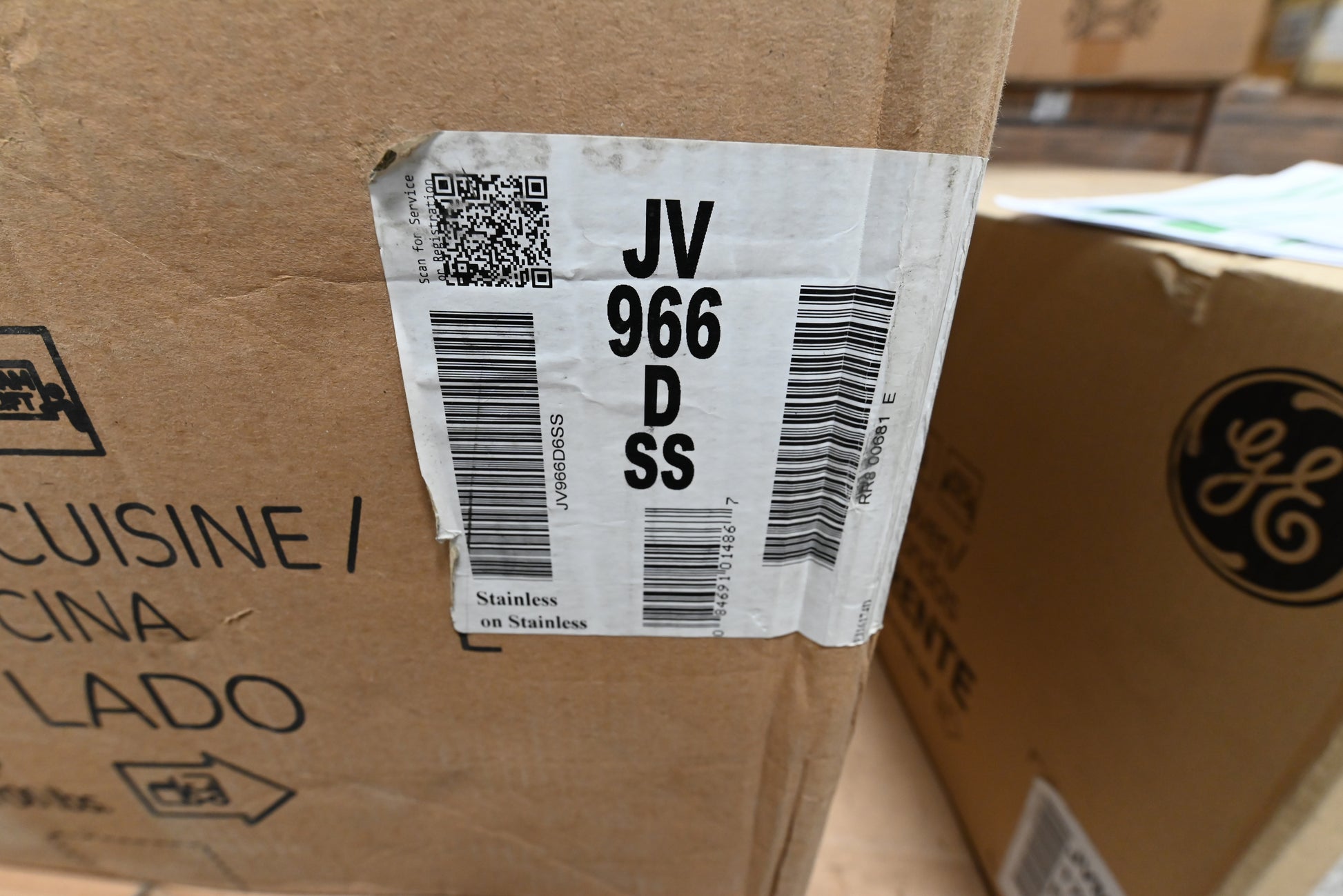 GE Profile JV966DSS 36" Stainless Steel Wall Mount Canopy Hood