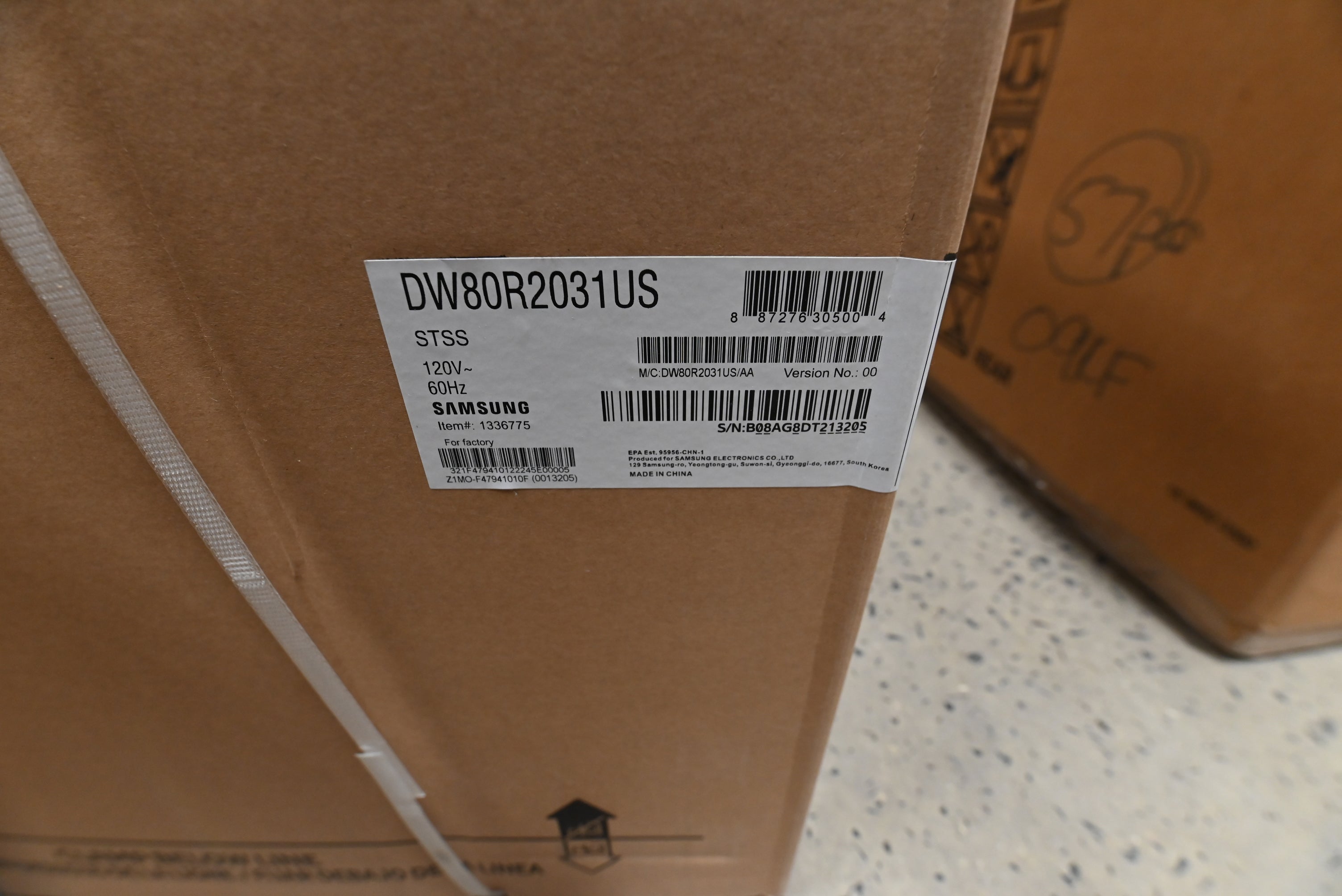 Samsung DW80R2031US 24" Stainless Steel Dishwasher