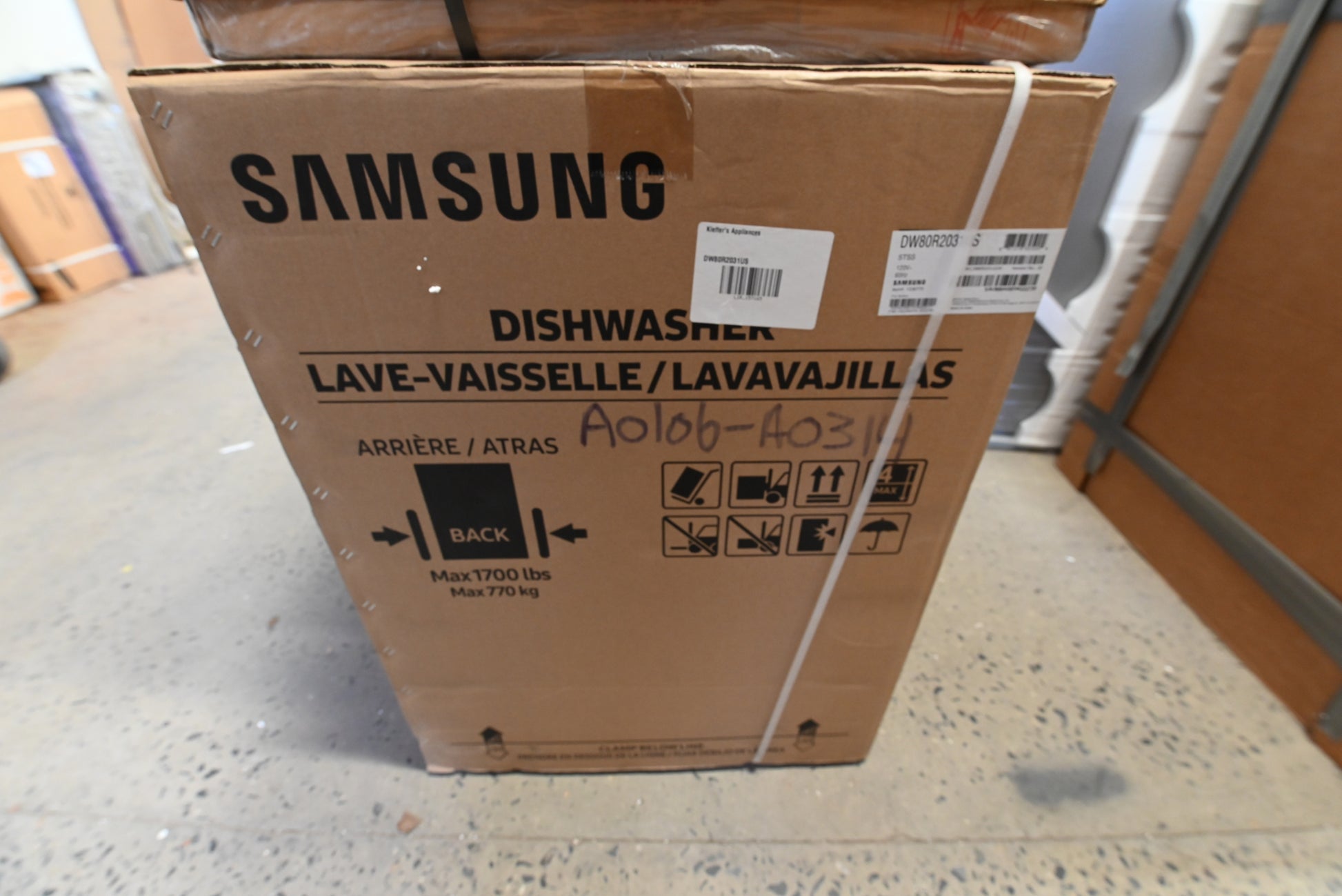 Samsung DW80R2031US 24" Stainless Steel Dishwasher