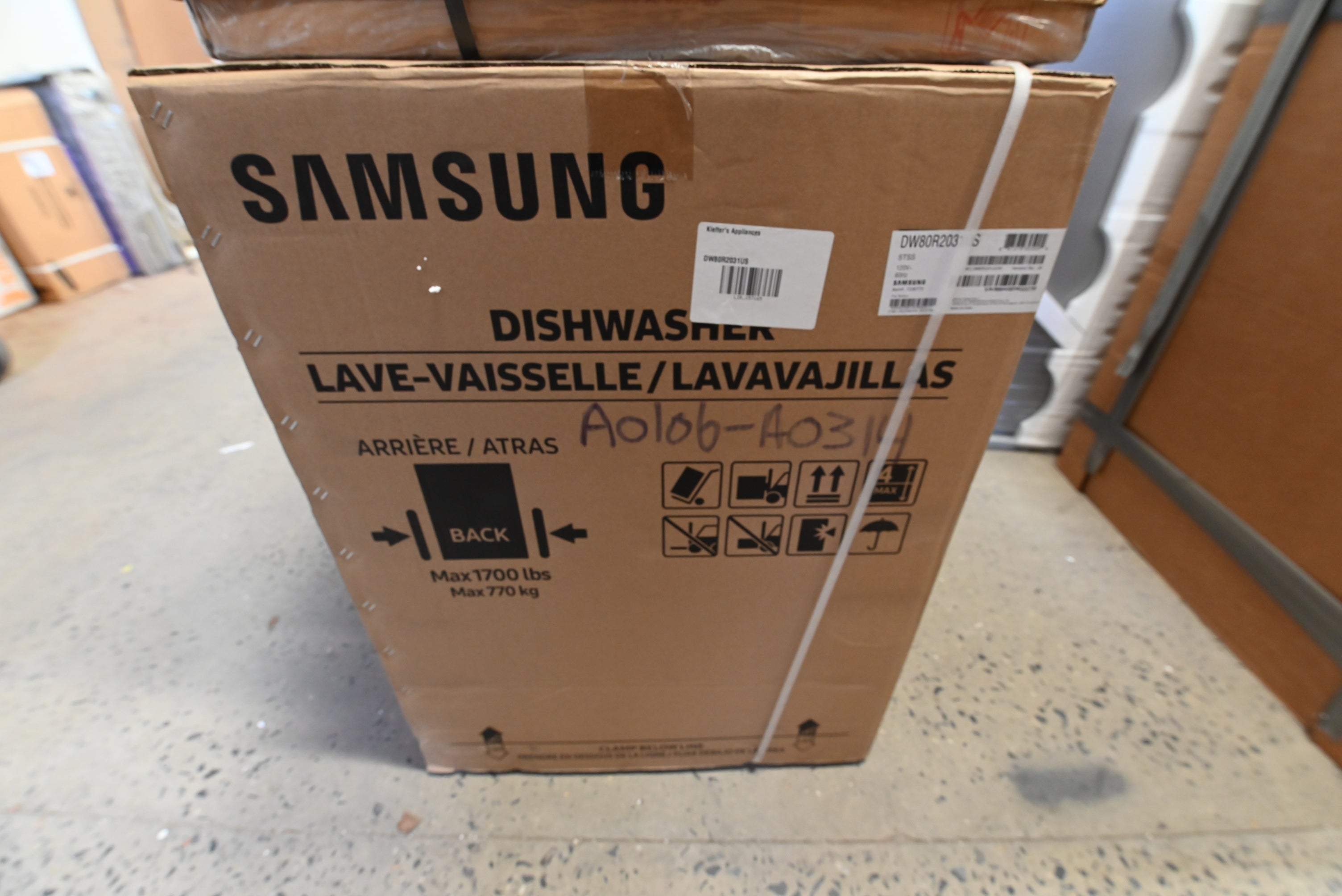 Samsung DW80R2031US 24" Stainless Steel Dishwasher
