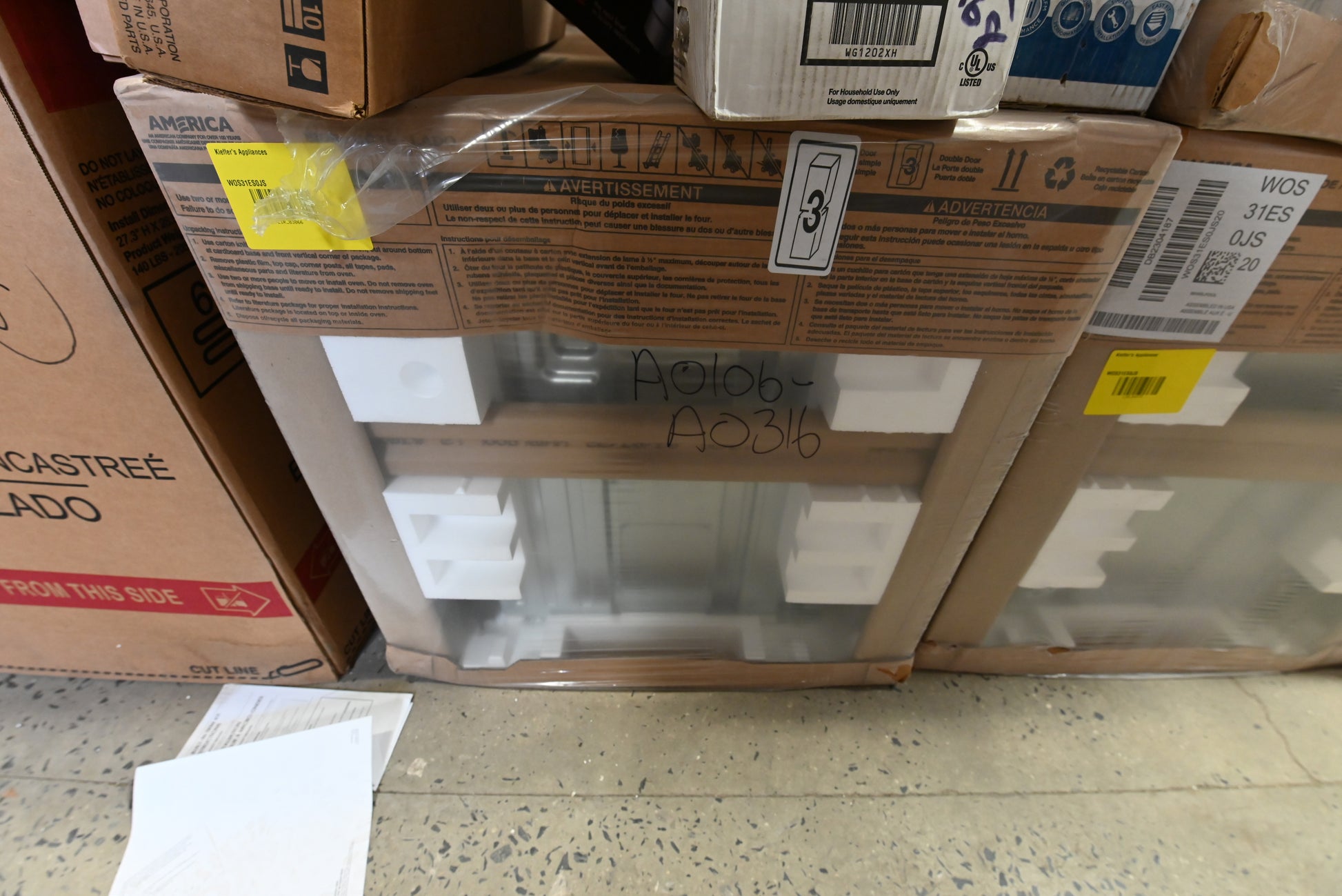 Whirlpool WOS31ES0JS 30" Stainless Steel Electric Single Wall Oven