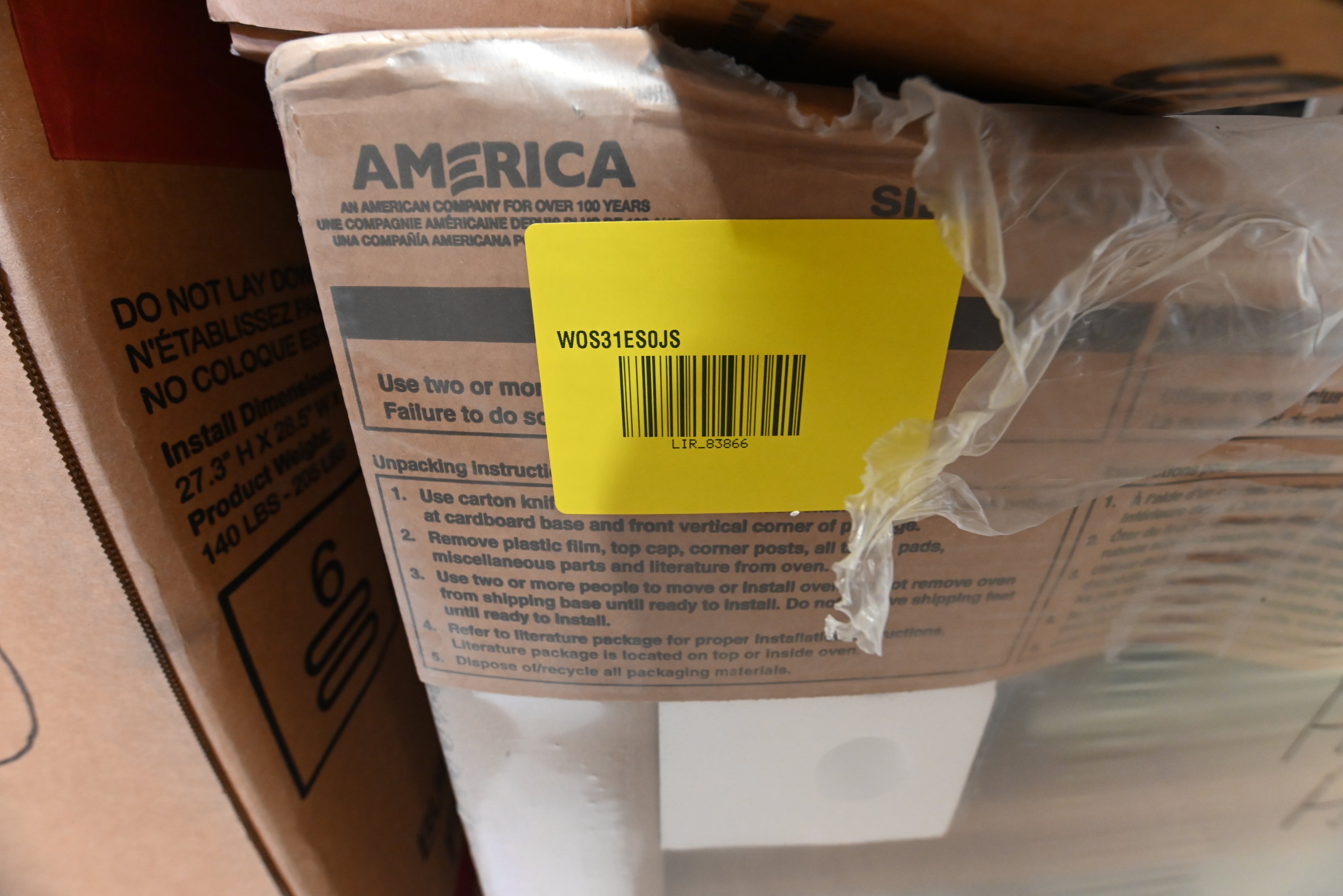 Whirlpool WOS31ES0JS 30" Stainless Steel Electric Single Wall Oven