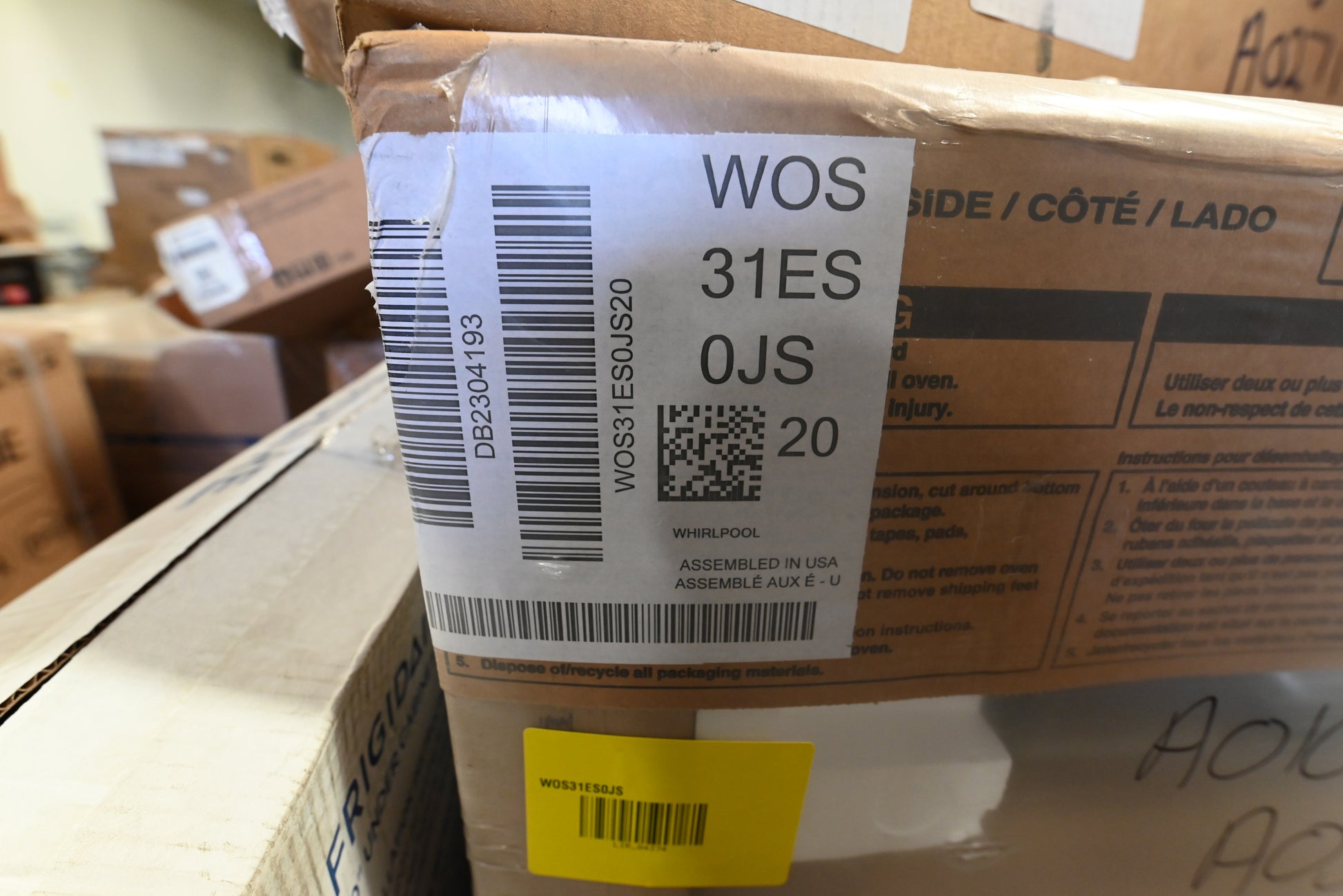 Whirlpool WOS31ES0JS 30" Stainless Steel Electric Single Wall Oven