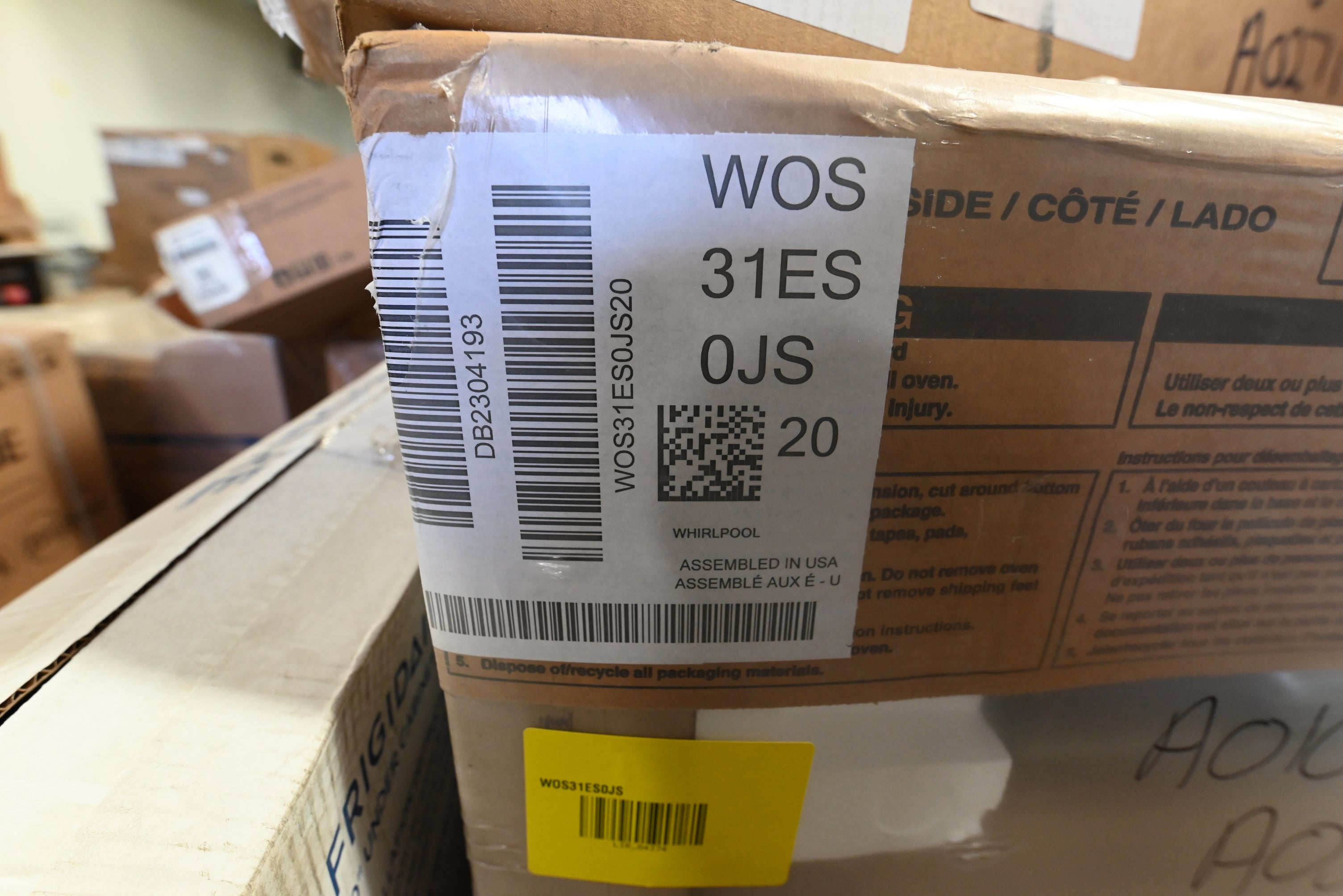 Whirlpool WOS31ES0JS 30" Stainless Steel Electric Single Wall Oven