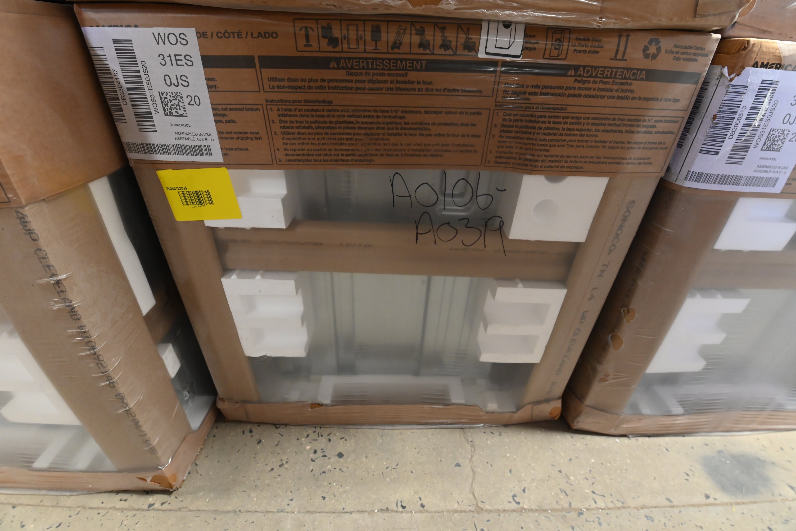 Whirlpool WOS31ES0JS 30" Stainless Steel Electric Single Wall Oven