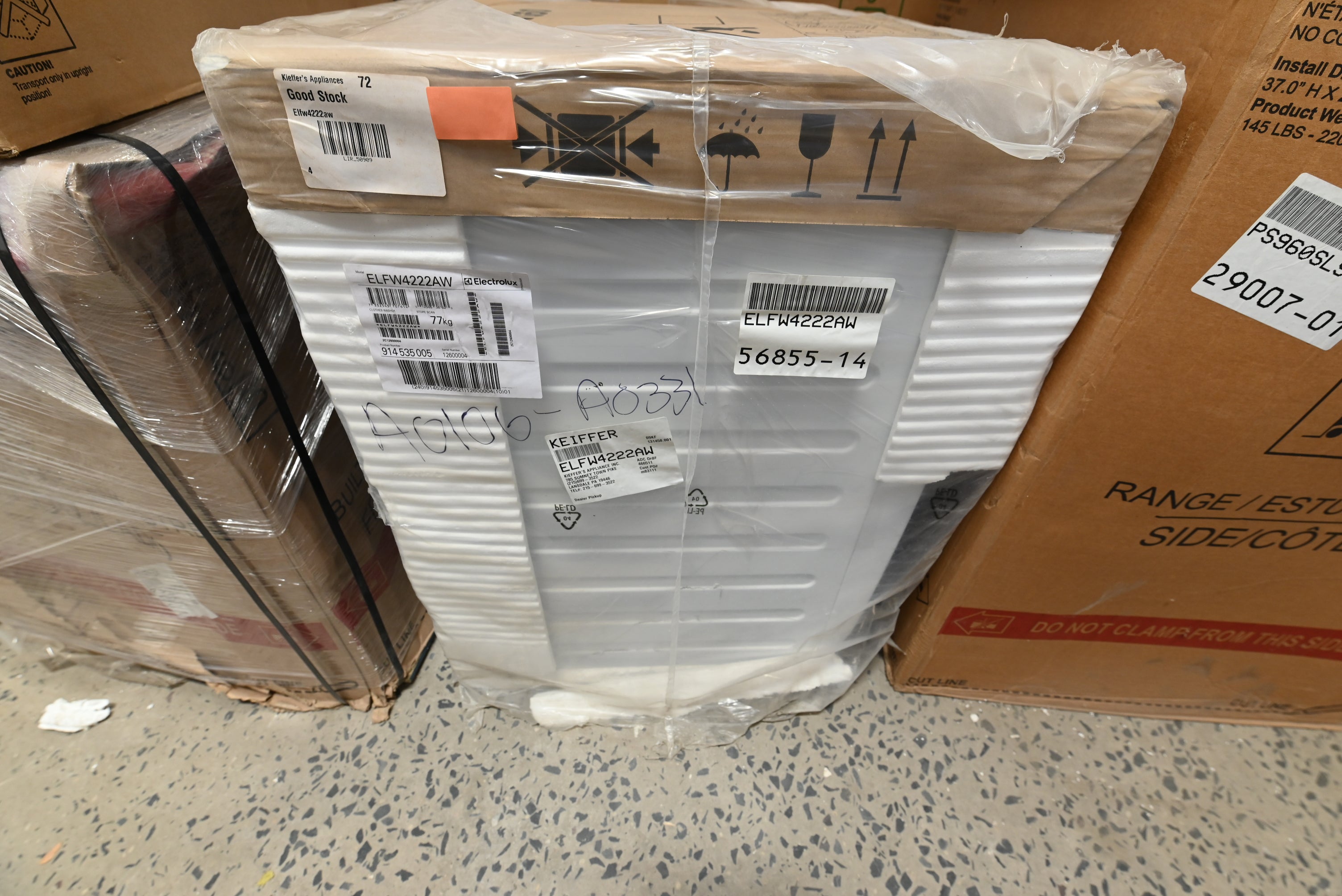 Electrolux ELFW4222AW 24" White Front Load Washer