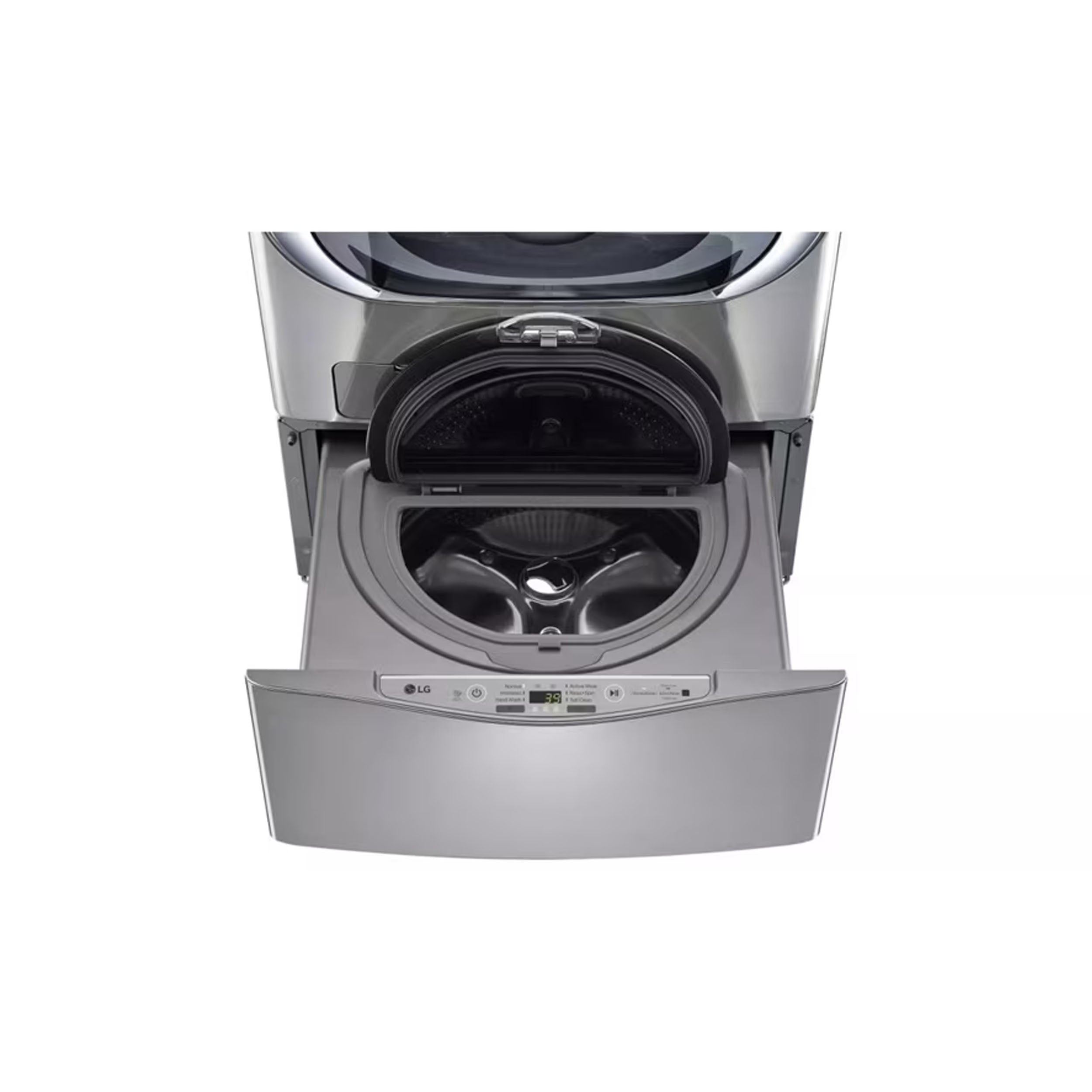 LG SideKick WD200CV 29" Graphite Steel Pedestal Washer