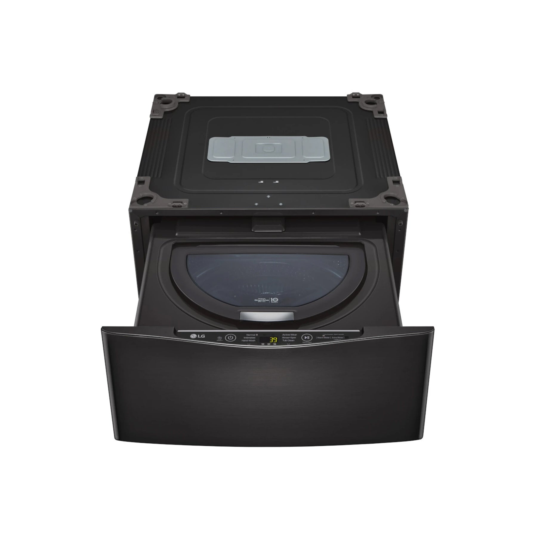 LG SideKick WD200CB 29" Black Steel Pedestal Washer