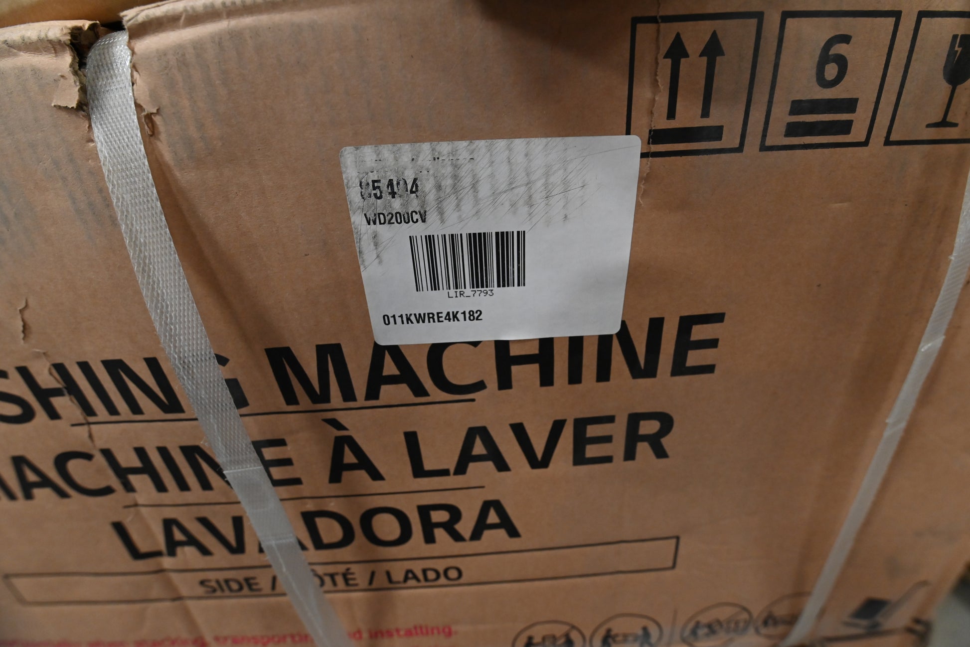 LG SideKick WD200CB 29" Black Steel Pedestal Washer