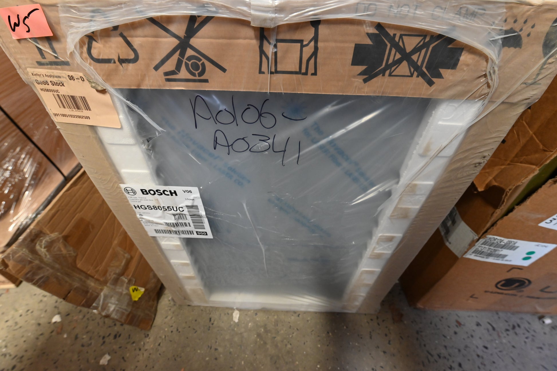 Bosch HGS8055UC 30" Stainless Steel Gas Range